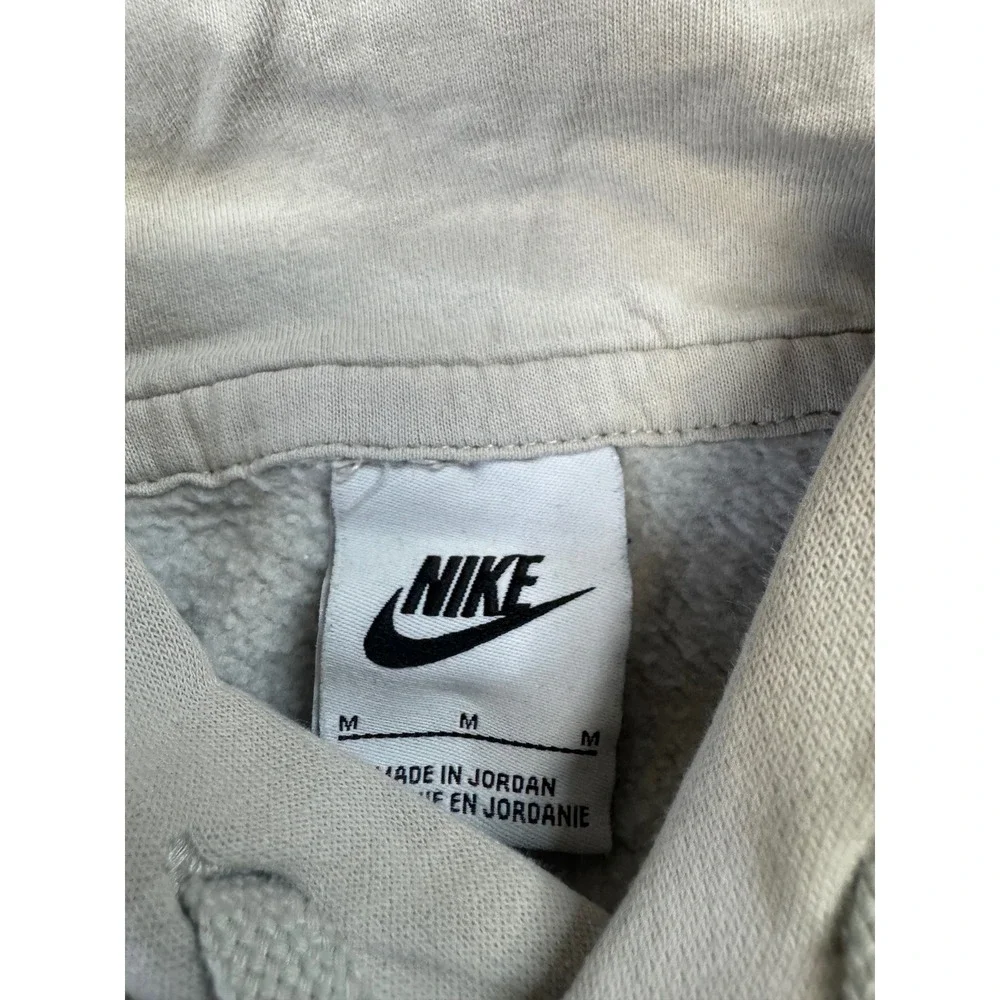 Nike Mens Sportswear Club Fleece Hoodie‎ Beige Oatmeal Pullover Medium BV2654